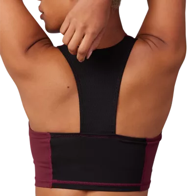 WOMENS MOTIVE MIDI BRA [DRK MRN]