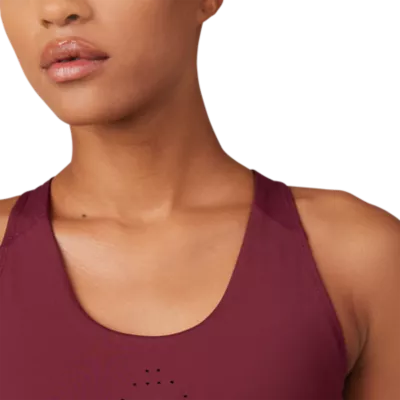 Fox Racing Motive Midi Womens Sports Bra Dark Maroon