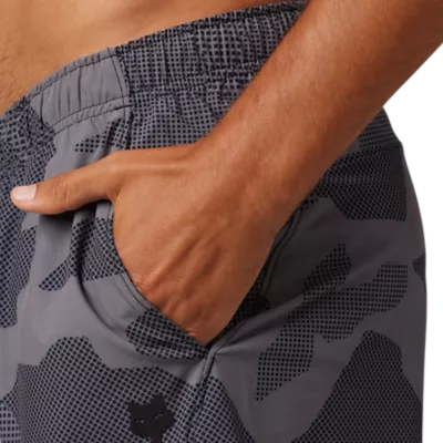 2 in 1 Camo Active 5 shorts + 3/4 Liner - Grey