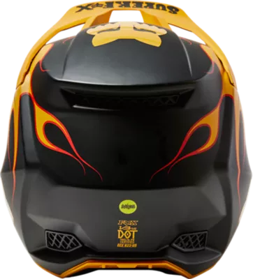 V3 RS SUPR TRIK HELMET, ECE [BLK/YLW] L