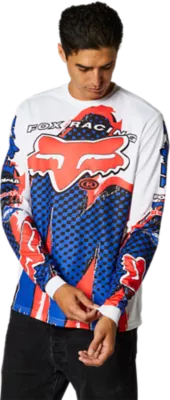 BRUSHED LS JERSEY [WHT] S | Fox Racing®