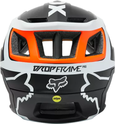 Fox Racing Dropframe Pro Helmet Dvide, Black / Large