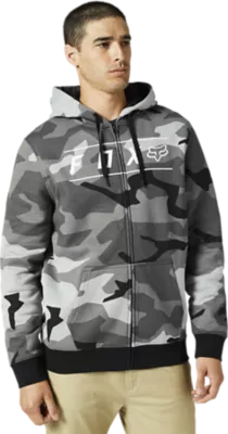 Fox Pinnacle Camo Zip Hoodie Black Camo S