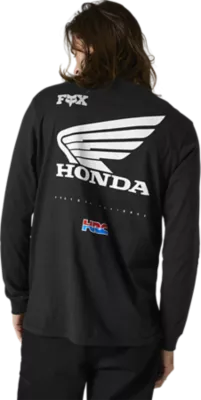 HONDA WING LS PREMIUM TEE [BLK] S | Fox Racing®