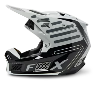 Casco motocross fox v3 rs ryaktr azul