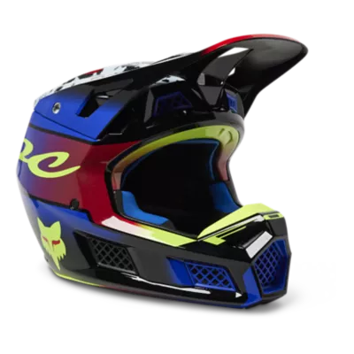 Fox Racing Casco Motocross V1 BNKR DOT/ECE para hombre (camuflaje gris)  29667-033 XL