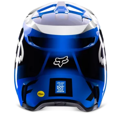 Casque cross V1 LEED FOX bleu turquoise - , Casque Cross