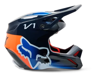  Fox Racing Casco Motocross V1 TOXSYK DOT/ECE para hombre  (blanco) 29659-008 : Automotriz