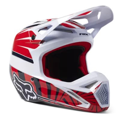 Premier casque de moto Predator Cross Enduro en fibre tricomposite FX108  bleu blanc Vente en Ligne 