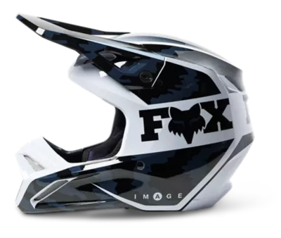 V1 NUKLR HELMET DOT ECE BLK XS Fox Racing