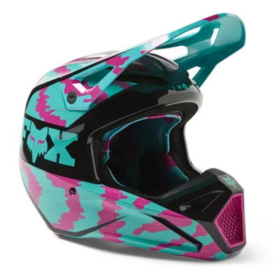 Fox Racing Casco Motocross V1 BNKR DOT/ECE para hombre (camuflaje gris)  29667-033 XL