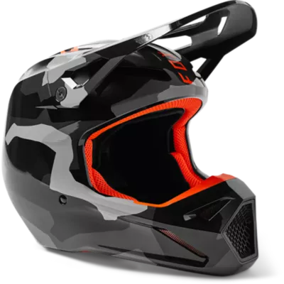 FOX Casco Moto Niño V1 Venz Rojo/Morado