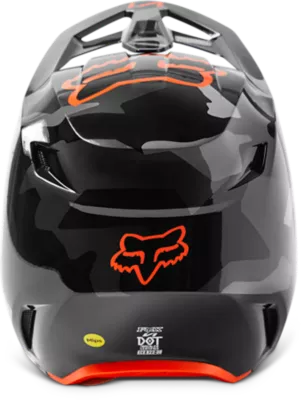 Casque Moto Cross Fox V1 Bnkr - Livraison Offerte 