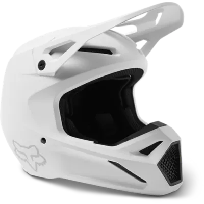 Casque cross Fox Racing V1 Statk Rose et Jaune - Distriride