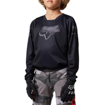 YTH BLACKOUT JERSEY [BLK/BLK] YS