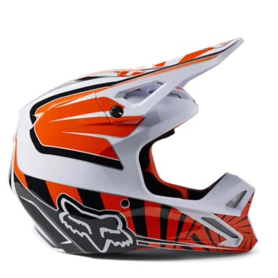 Casque cross enfant Fox Racing V1 Trice bleu turquoise – Équipement moto