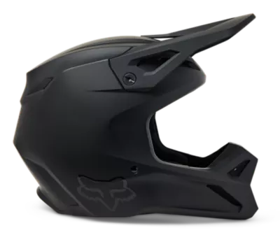 Youth V1 Matte Black Helmet