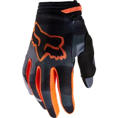 Guantes motocross fox junior dirtpaw fluor naranja