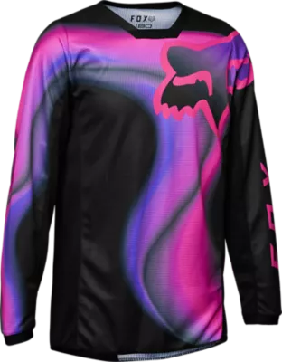 YTH GIRLS 180 TOXSYK JERSEY [BLK/PNK] YS | Fox Racing®