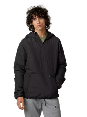 Black hooded hotsell anorak jacket