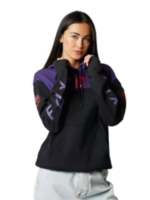 SUDADERA FOX PULLOVER BOUNDARY MUJER ROSA – BE THE RACE