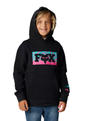 YTH NUKLR PULLOVER FLEECE BLK YS Fox Racing