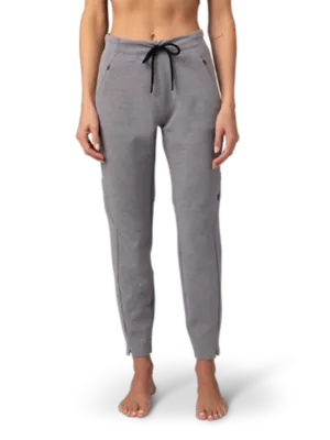 WOMENS RISE FLEECE JOGGER [HTR GRAPH]