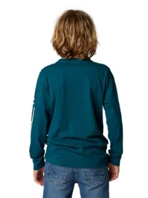 YTH VIZEN LS TEE [HTR M BLU] YS