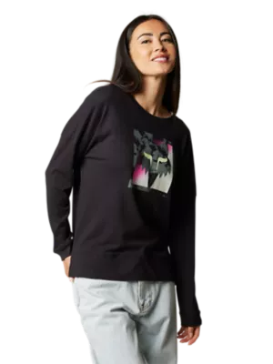 Womens Detonate Long Sleeve Knit Tee