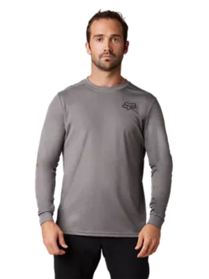 FOX Men's Ranger Font Long Sleeve Jersey - Dark Grey