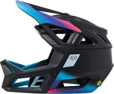 CASCO MTB FOX PROFRAME GRAPHIC 2 BLACK Colore NERO Piano taglie SML L