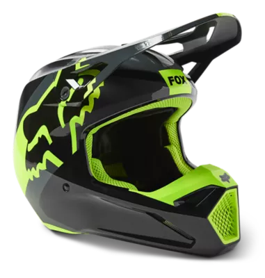 YTH V1 XPOZR HELMET DOT/ECE [BLK/GRY] YS | Fox Racing®