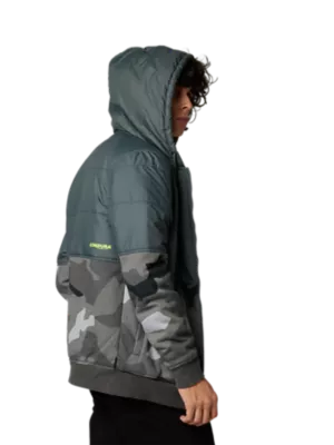 Camouflage Puffy Jacket with Sweatshirt Hoodie | Sasquatch The Legend XL