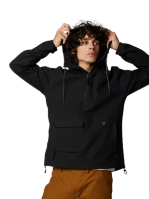 Men's Ripstop Anorak Jacket, Script