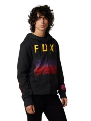 Fox hoodie black orange hot sale