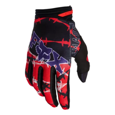 180 BARBED WIRE SE GLOVE [FLO RED] L