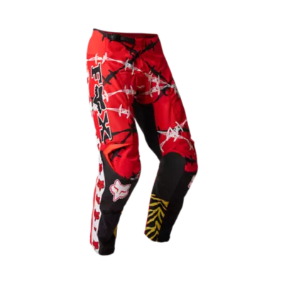 Moose Racing Motocross Pants Size 30 Black Red Adjustable Waist ~28-30x30