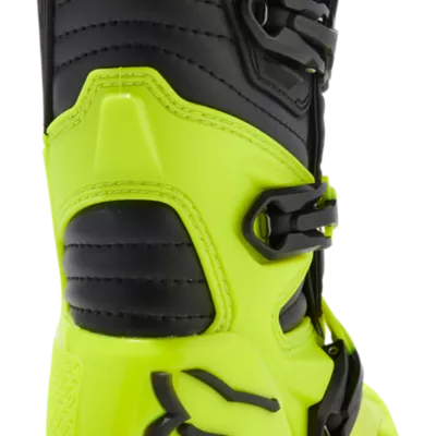 Fox Racing Motocross Youth Comp Boots-Flo Yellow-2