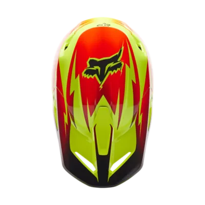 Fox Racing V3 CASCO MOTOCROSS REVISE ROJO/AMARILLO, XS