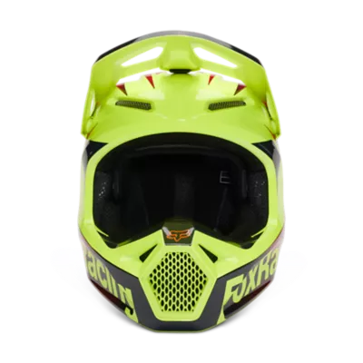 YTH V1 STATK HELMET [RD/YLW] YS