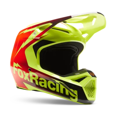 Casque moto VTT pour enfants vert taille 51/52