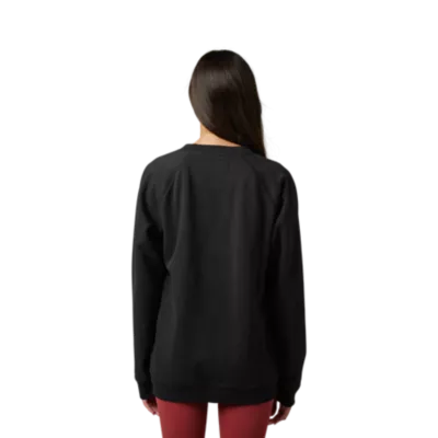 Plain black crew sales neck sweatshirt women's