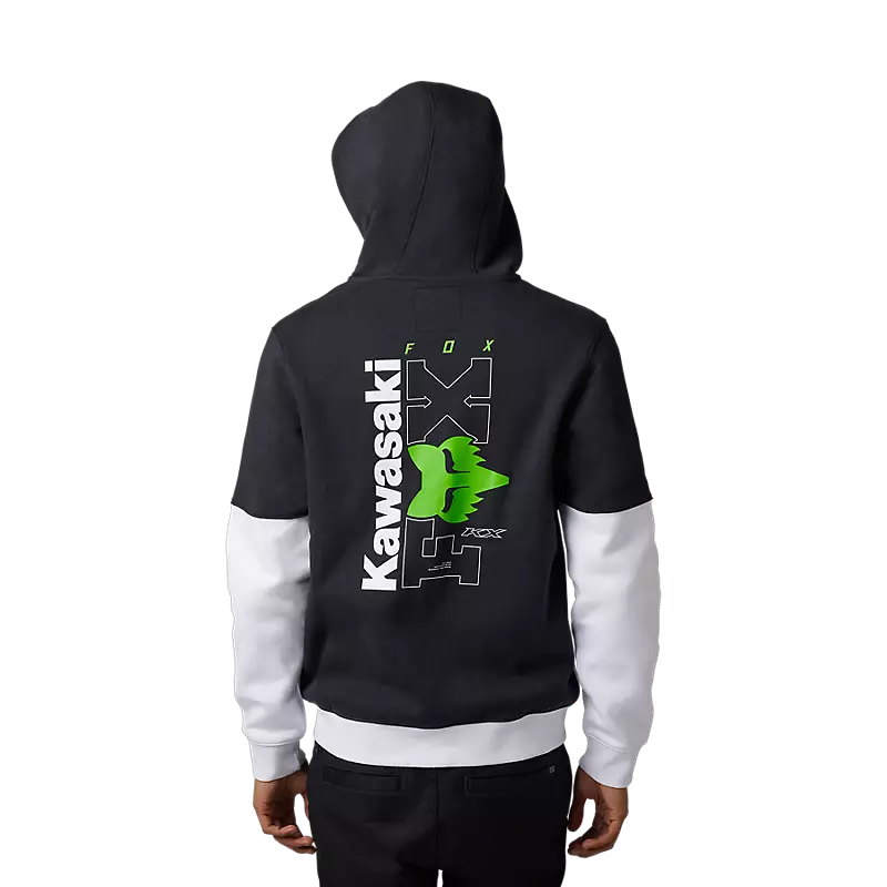 FOX X KAWI ZIP FLEECE [BLK/WHT] S