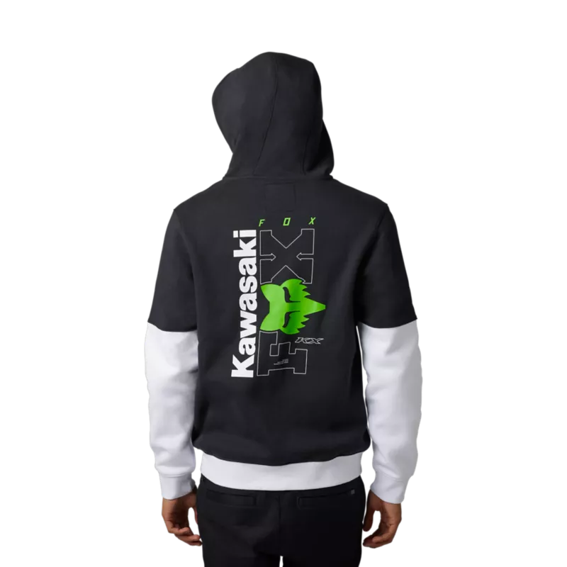 FOX X KAWI ZIP FLEECE [BLK/WHT] XL