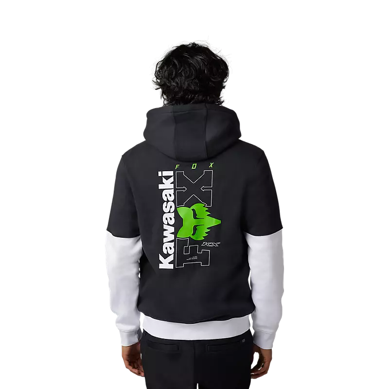 FOX X KAWI ZIP FLEECE [BLK/WHT] S