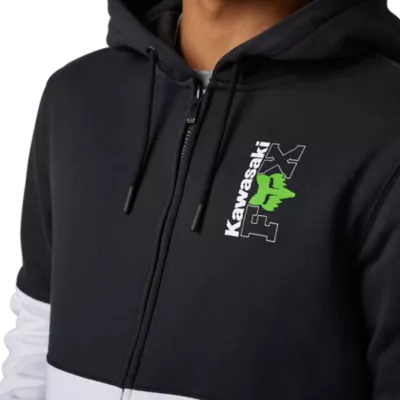 FOX X KAWI ZIP FLEECE [BLK/WHT] M