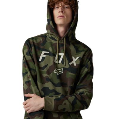 Pull gilet zip sweat à capuche FOX RACING S brodé en grand