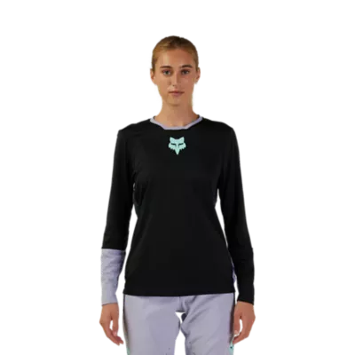 W DEFEND RACE LS JERSEY [BLK] M | Fox Racing®