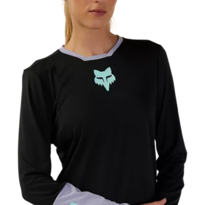 W DEFEND RACE LS JERSEY [BLK] M | Fox Racing®