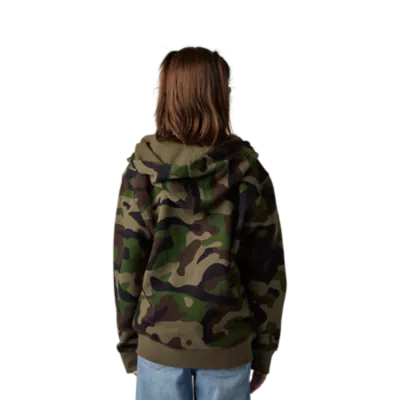 YTH CAMO PACK ZIP FLEECE 